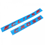 cyhk7 ABS Auto Esikatte Kleebis Embleem Dekoratiivne M&auml;rk Mitsubishi ECLIPSE CROSS Logo S&otilde;iduki Saba Modifitseeritud Kleebis Tarvikud punane