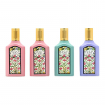 Gucci N&auml;idiskomplekt Qimeng Gardenia/Jasmiin/Magnoolia Parf&uuml;&uuml;mi Proovipakend Neljaosaline Komplekt Lilleline L&otilde;hn EDP Bergamot Pipar 5ml*2+5ml+5ml pruun