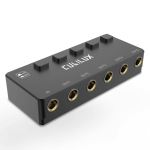 Cubilux Audio Splitter 1 sisendiga 5 v&auml;ljundiga K&otilde;rvaklappide Muusika Elektroonilise ja Pillisignaali Splitteri jaoks 6,35 mm 5-suunaline L&uuml;liti, 6,35 mm Splitter, 5-suunaline