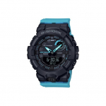 Casio G-Squad Seeria G-Shock Bluetooth &Uuml;hendusega Fitness Mitmefunktsiooniline Spordi 200M Veekindel Kvartsmehhanism Vaikrihm GMA-B800SC-1A2 Black/Blue Case