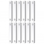 Magnetekraani klamber Tugev fikseerimine Putukakaitse aknaekraanid Pand Roostekindlad DIY Punch Tasuta majapidamistarvikud (White,12pcs)