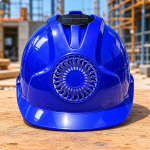 Jahutav Kiiver Ventilatsiooniga P&auml;ikesepaneeliga Laetav T&ouml;&ouml;kiiver Punane Uuendatud Blue Upgraded Solar