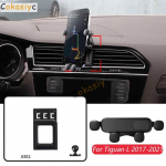 Volkswagen Tiguan 2017-2022 Autole Mobiiltelefoni Hoidik Reguleeritav GPS-i Gravitatsiooni Navigatsiooni Klamber Horisontaalselt Tarvikud For Tiguan L 17-21