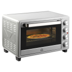 Miniahi 32L 100 kraadi C - 230 kraadi C 1600 W Miniahi k&uuml;psetusplaadi, purualuse, grillresti ja 3 k&uuml;psetusrežiimiga Pitsaahi taimeriga K&uuml;psetamine 52.2 x 38.1 x 33.5 cm h&otilde;be