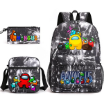 M&auml;ngutooted Anime Among Us Seljakott Among Us Kolmeosaline Komplekt Koolikott Seljakott shoulder bag