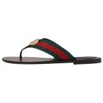 Gucci Naiste Gg Web Sandaal 'Must Roheline Punane' Naiste 612138 H9020 8476 34