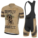 Uus Jalgrattas&auml;rgi Komplekt Meestele L&uuml;hikeste Varrukatega P&uuml;ksid Rihmadega Geeliga Hingav Padi Hingav Kiiresti Kuivav Jalgrattariiete Komplekt Triatlon M beige