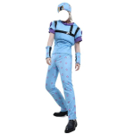 JoJo veider seiklus Steel Ball Run Jonathan Johnny Joestar Cosplay Kost&uuml;&uuml;m Anime M&auml;ngu &Uuml;likond Halloweeni Peo Rollim&auml;ngu R&otilde;ivastus M