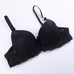 Uusim seksikas pits Push Up rinnahoidjad pesu naiste aluspesu intiimne tikandid lillelised rinnahoidja rinnahoidja 34C must