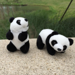 Armas &uuml;liarmas t&auml;idisega, pehme pl&uuml;&uuml;sist panda kingitud nukum&auml;nguasi 12 cm