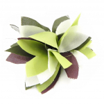 Les Tr&eacute;sors De Lily [H3062] - Broche Cr&eacute;ateur 'Rose F&eacute;&eacute;rique' vert marron roheline