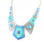 Les Tr&eacute;sors De Lily [M5695] &ndash; disainerkaelakee  Acapulco  sinine roheline t&uuml;rkiissinine