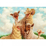 5D teemantmaaling Expression lammas t&auml;is &uuml;mmargune 5D DIY teemanttikandid 20X30CM