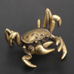 Vintage messingkrabi Konn Merikilpkonna kuju Kaunistused Vask Veeloomad Kujukesed Kodu Lauakaunistused Aksessuaarid Tee Lemmikloomad Crab