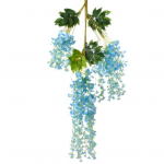 Kunstlikud Wisteria Lilled Viinapuu Siidlilled Pulma Aiapidu Rippuv sisekujundus Live City Fashion Kodukaunistus sinine