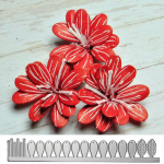 DIY Paradiis Lillekroonleht Metallist l&otilde;ikamine Scrapbooking Emboss Paberkaart K&auml;sit&ouml;&ouml; &scaron;abloonvorm h&otilde;be