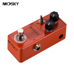 MOSKY D250X Mini Electric Guitar Overdrive Preamp Effect Pedal 2 mudelid Full Metal Shell True Bypass oranž
