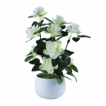 1 komplekt kunstliku potitaimega kaasaskantav pleekimata plastist kodukaunistuse simulatsioonilill pulmadeks