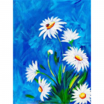 5D DIY Teemantmaal Little Daisy Teemanttikandid Lilled Ristpistes K&auml;sit&ouml;&ouml; T&auml;is&uuml;mmargune puur Kodukaunistus Kunst Kingitus Full Round 15x20CM