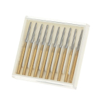 10 tk Dental Endo-Z Burs Labi puur karbiidist volfram terasest trimmi viimistlus kiire FG Endo-Z 21mm/25mm/28mm 28mm beige