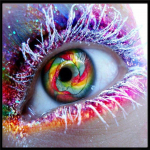 5D DIY diamante pintura  ojos de personaje  redondo mosaico de diamantes de imitaci&oacute;n punto de cruz decoraci&oacute;n del hogar Full Round 20x20CM