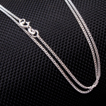 925 h&otilde;be, kingitused talle, unisex kaelakee, k&otilde;ik suurused saadaval, h&otilde;bekett 16 Inch h&otilde;be