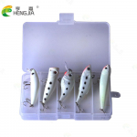 5 tk helendav &ouml;&ouml;p&uuml;&uuml;gi s&ouml;&ouml;t, helendav, peatav Minnow Crankbaits VIB pliiatsvooblerid, k&otilde;vad s&ouml;&ouml;dad uppuvad landid pesca