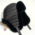 Naturaalsest k&uuml;&uuml;liku karvast m&uuml;tsid meestele pommik&uuml;barad K&otilde;rvaklapid kohevad sabad Soe stiilne talvem&uuml;ts ushanka 55-62 adjustable must
