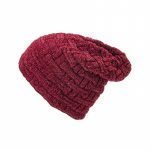 Euroopa ja Ameerika talvine kahekihiline fliisist tihendav naiste &scaron;enill-pullover-m&uuml;ts v&auml;lissuusam&uuml;tsi kootud m&uuml;ts one size punane