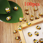 Uus 100 tk/kott 3D puidust looma mini-mesilaste kleebised k&uuml;lmkapi seinakaunistus scrapbooking