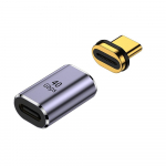 Fonken 100W C-t&uuml;&uuml;pi kiirlaadija pistik USB4.0 Thunderbolt3 USB C-t&uuml;&uuml;pi C 40Gbps 8K@60Hz USB-t&uuml;&uuml;pi C-adapter 100W Straight Adapter