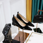 Mood Lihtne Mugav paks konts Madala suu otsaga OL Naiste kingad Kingad 35 must