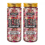 Detox vanni- ja spaasool (2 x 250 g), Detox Spa vannisoola komplekt, YOGAFY