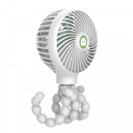 Kaasaskantav miniventilaator, lapsevankri ventilaator, painduv kaheksajala statiiviklamber, millel on 3 kiirust valge