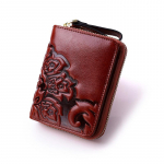 Uus naiste nahast rahakott &otilde;livaha nahk retro l&uuml;hike nahast mood lukuga kott kollane