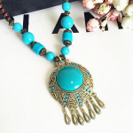 Vintage mood kaelakee boheemlaste rahvusstiilis pikk liialdatud isikup&auml;ra r&otilde;ivakett naistele aksessuaaridega