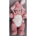 Vasts&uuml;ndinud beebipoistele t&uuml;drukutele talvine armas k&otilde;rva fliisist kampsun, soe v&auml;lisriietus 80