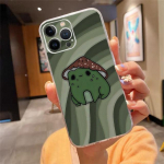Telefoni&uuml;mbris Iphone 14 Pro Max 13 12 11 Pro Max Xs Xr X 12mini 7 8 Plus Se Cartoon Frog Case Funda jaoks iphone 14Plus
