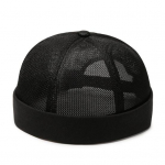 Lady Hat Cool Supper hingav Hip Hop Docker M&uuml;ts Unisex Ponytail Hole Docker Hat Sailor M&uuml;ts t&auml;iskasvanutele must