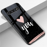 Love Heart Queen &uuml;mbris Samsung Galaxy S22 S21 S10 S9 S8 S20 Fe Ultra S10e A51 A71 A50 A70 Note 20 10 9 8 Plus karastatud klaasist Note 20