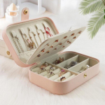 Lihtne nahast ehtekarp kaasaskantav reisi minik&otilde;rvar&otilde;ngad k&otilde;rvar&otilde;ngad kaelakee hoiukarp k&auml;sitsi ehtekarp