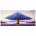 Lilla lillepuu maastik Pilt Skandinaavia maastik Loodus &Otilde;limaal tr&uuml;kitud l&otilde;uendile Seinamaal P&otilde;hjamaade kaunistus 20x40cm