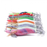 10 tk kalas&ouml;&ouml;t kalmaari konksuga kalap&uuml;&uuml;gi landid kalmaari peibutis kalastustarbed &ouml;&ouml;valgus krevettide kalmaari n&otilde;el