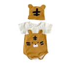 V&auml;ikelaste Baby Tiger Style Jumpsuit riided Armas Romper ja m&uuml;ts 2 tk &uuml;likond 74