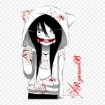 Creepypasta Jeff The Killer Slenderman Jeff The Killer Iron on Heat Transfer Printing Vin&uuml;&uuml;lplaastrid Kleebis riietele Ise ise tehke aplikatsioonid pestavad plaastrid