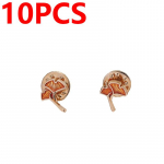 10 tk H&otilde;lmikpuu leht Pross Elegantne Mood Meeste Luksuslik Vintage S&auml;rk &Uuml;likond Rev&auml;&auml;rin&otilde;elad M&auml;rk Prossid Pulmapeo R&otilde;ivad Aksessuaarid Ehted Kingitused 10pcs kuld