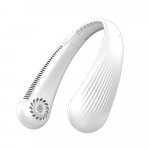 Uus t&auml;iendus, kaasaskantav kaelaventilaator k&auml;ed-vabad isiklik mini labadeta ventilaator USB Laetav 3 kiirusega ventilaator &otilde;hujahuti v&auml;lisspordiks valge