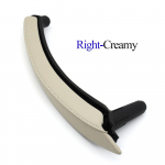 T&auml;iustatud siseukse k&auml;etoe paneeli uksek&auml;epide koos nahast v&auml;liskattega asendusega BMW X5 X6 E70 E71 E72 jaoks Creamy Right