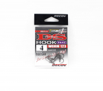 Peibutusussi konks 123 Masubari Down Shot Worm konks, suurus 4 (9913)