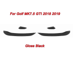 Auto eesmine p&otilde;rkeraua k&uuml;lgmine Canards kaitseraua huulespoileri trimm VW Golf 7.5 MK7.5 GTI R Rline tarvikud 2018 Gloss 7.5R Gloss Black black